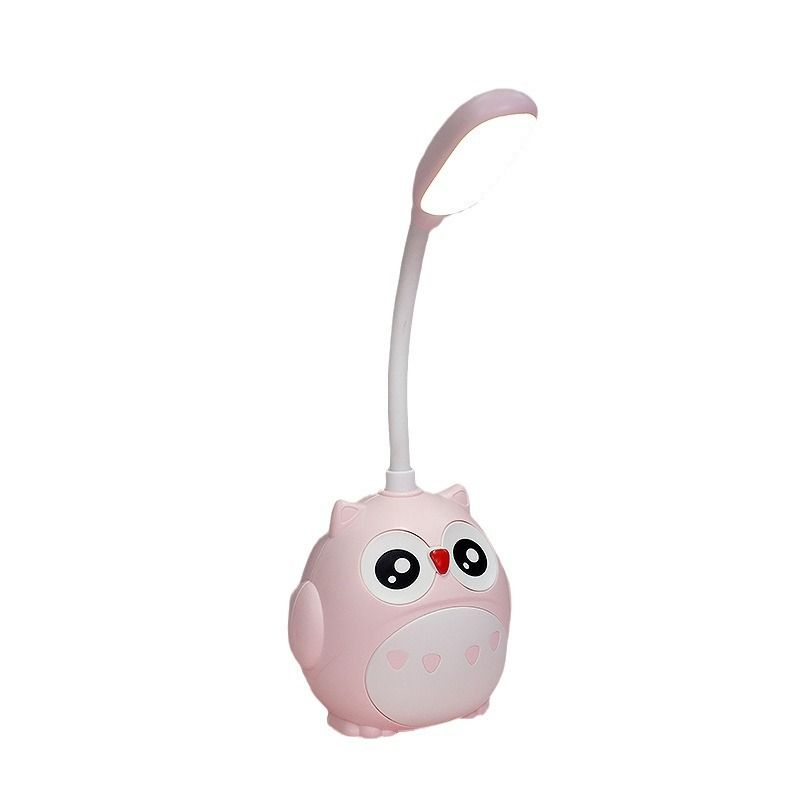 Desk Lamp for Kids,Mini Cute Owl Lamp Night Light,Foldable USB Rechargeable Reading Light Bedroom Children's Bedside (2 PCS)
