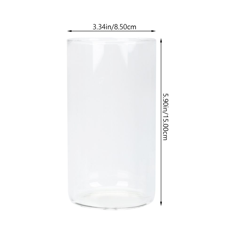 Clear Glass Vase for Home Decor, Creative Minimalist Flower Container, Elegant Centerpiece for Living Room or Office