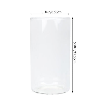 Clear Glass Vase for Home Decor, Creative Minimalist Flower Container, Elegant Centerpiece for Living Room or Office