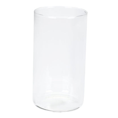 Clear Glass Vase for Home Decor, Creative Minimalist Flower Container, Elegant Centerpiece for Living Room or Office
