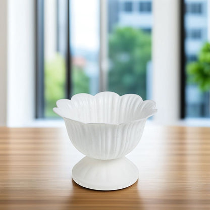 1Pack Outdoor Flower Pot Planter White PP for Home Use