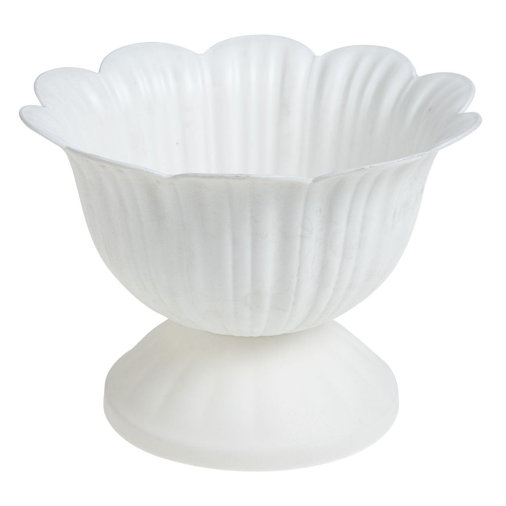 1Pack Outdoor Flower Pot Planter White PP for Home Use