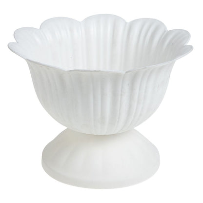 1Pack Outdoor Flower Pot Planter White PP for Home Use