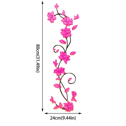 Stickers Diy 3D Home Room Bedroom Background Tv Wall Living Acrylic Home Decor Wall Sticker for Bedroom Christmas Wall Sticker Wallpaper Girls Bedroom Chalkboard Sticker for Wall Flower Decals