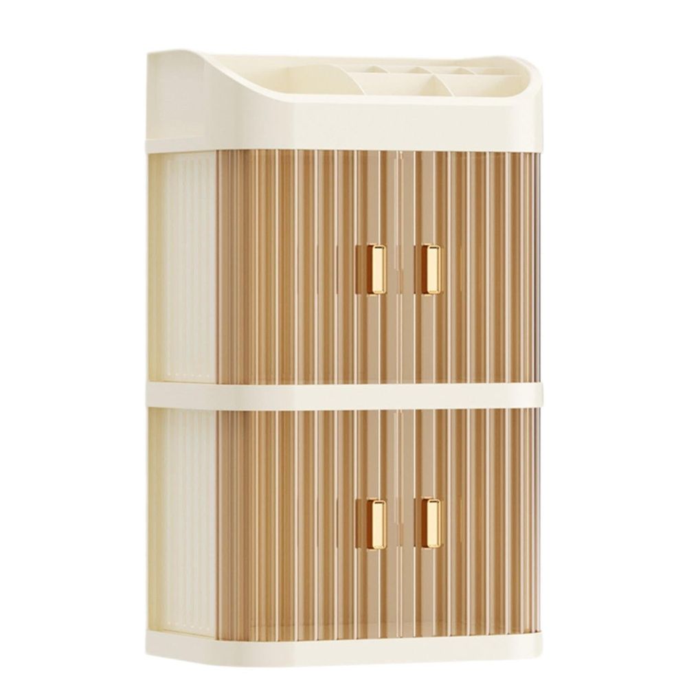 Cosmetic Storage Organizer Transparent Acrylic Cosmetic Storage Organizer Box 2 Layer Storage Box And Transparent Cover Cosmetic Display Box Bedroom Dressing Table