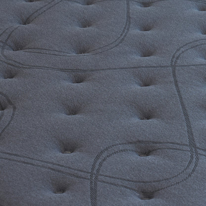Eco Lux Euro Top 7 -Zone Pocket Spring Mattress Plush Edge Support Medium Firm - Single