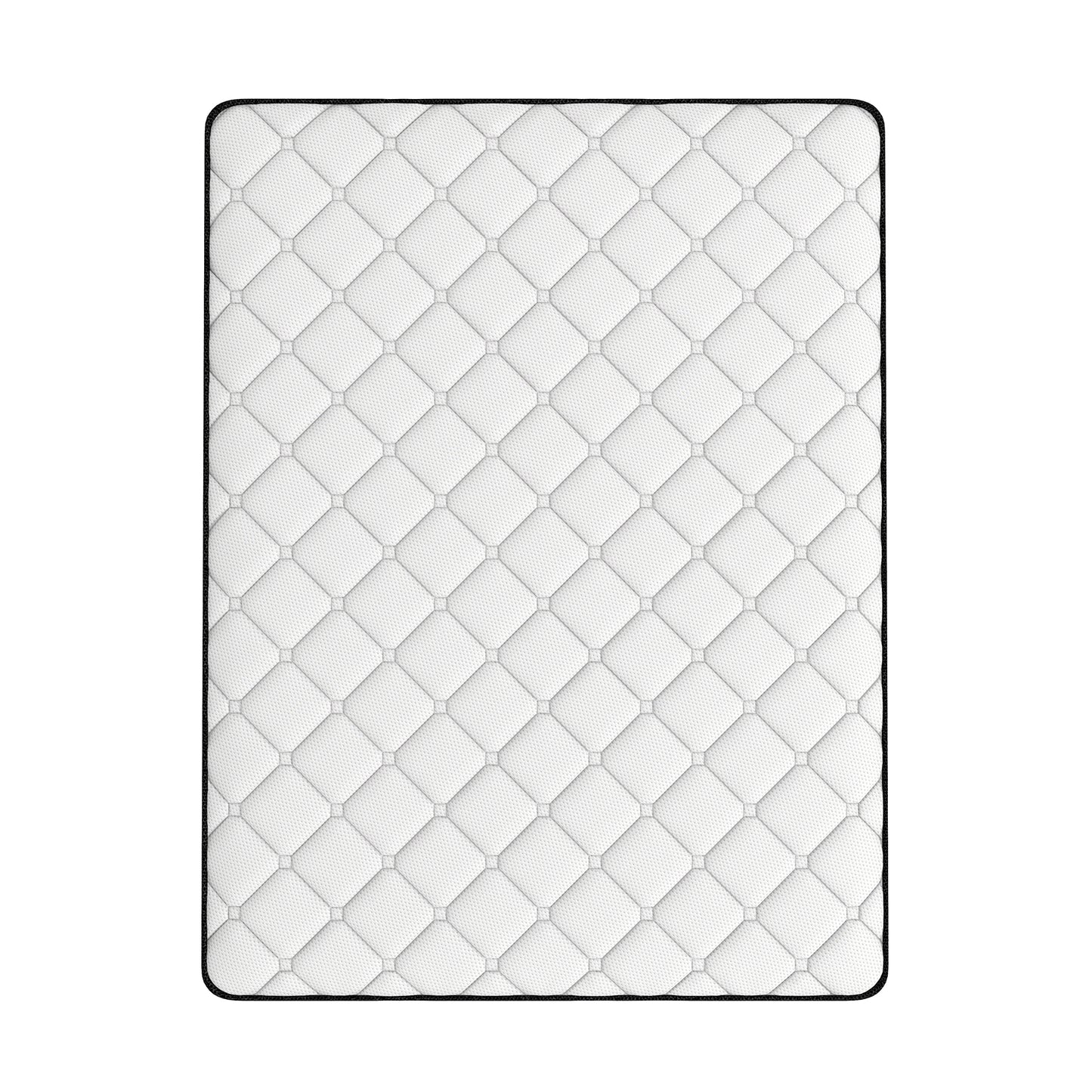 Comforpedic Mattress 5 Zone Medium Support Foam Bonnell Spring 21CM - King - White  Black
