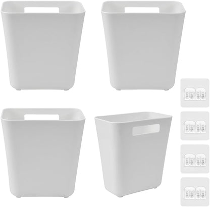 CARLA HOME 4-Pack Self-Adhesive Wall Storage Box for Cabinet Doors, Kitchen, Bathroom & Office