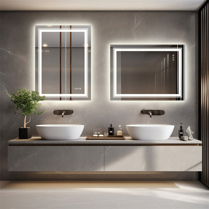 1200x800mm LED Bathroom Mirror Anti-fog Illuminated
