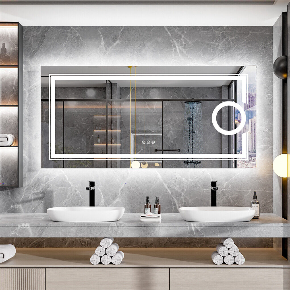 LED Bathroom Mirror 1830x900mm Anti-fog Shatterproof