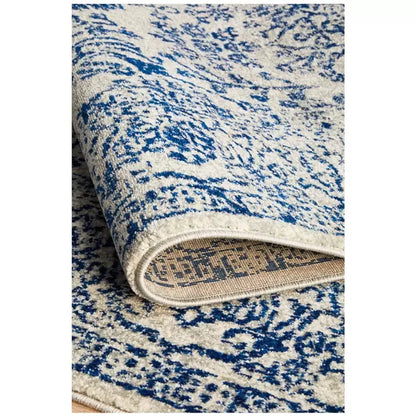 Evoke 256 Blue Indoor Rug 330x240cm - Soft, Non-Shedding, Easy Care