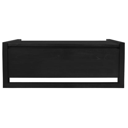 Jasper Blanket Box/Storage Bench (Black)
