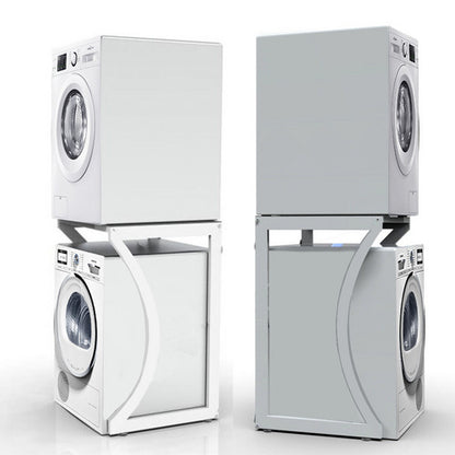 ORIGINAL Dryer Stand Maxi: Portable Dryer Rack Heavy Duty Steel Capacity white for Washer/Dryer/Mini Fridge