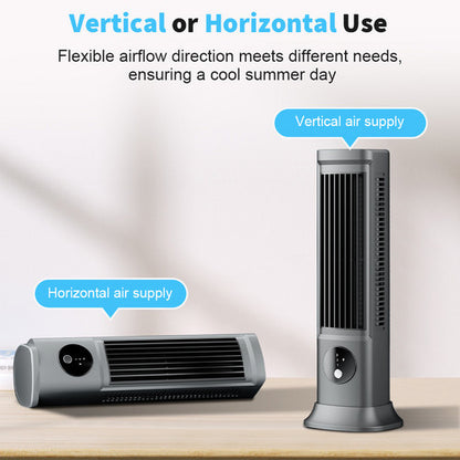 Air Conditioner Fans Portable Cooling Ace with 3 Speeds Tower Fan Quiet Desk
