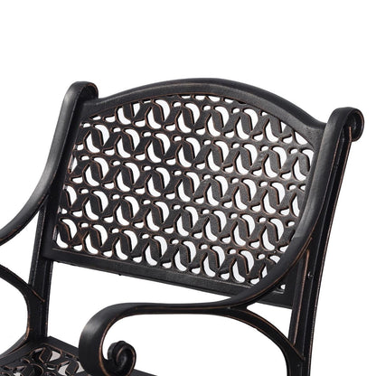 Cherise Cast Aluminium Chairs with Cushions (1 pair)