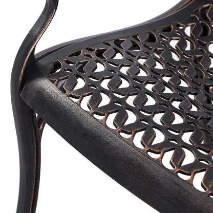 Cherise Cast Aluminium Chairs with Cushions (1 pair)