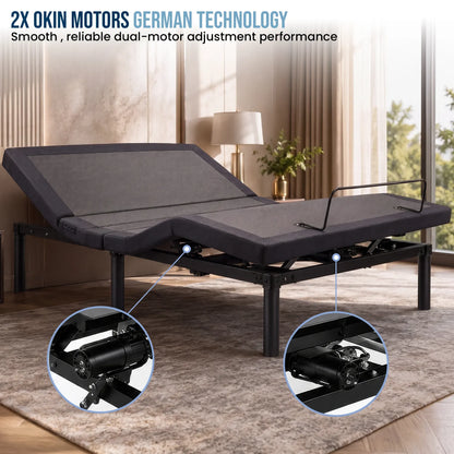 Therapedic Versa Adjustable Double Bed Base with Massage Function