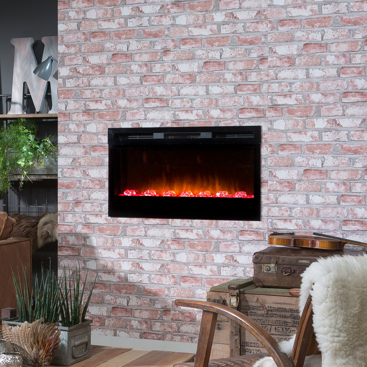 Dimplex PRISM Wall Mounted Electric Fireplace - 34-inches
