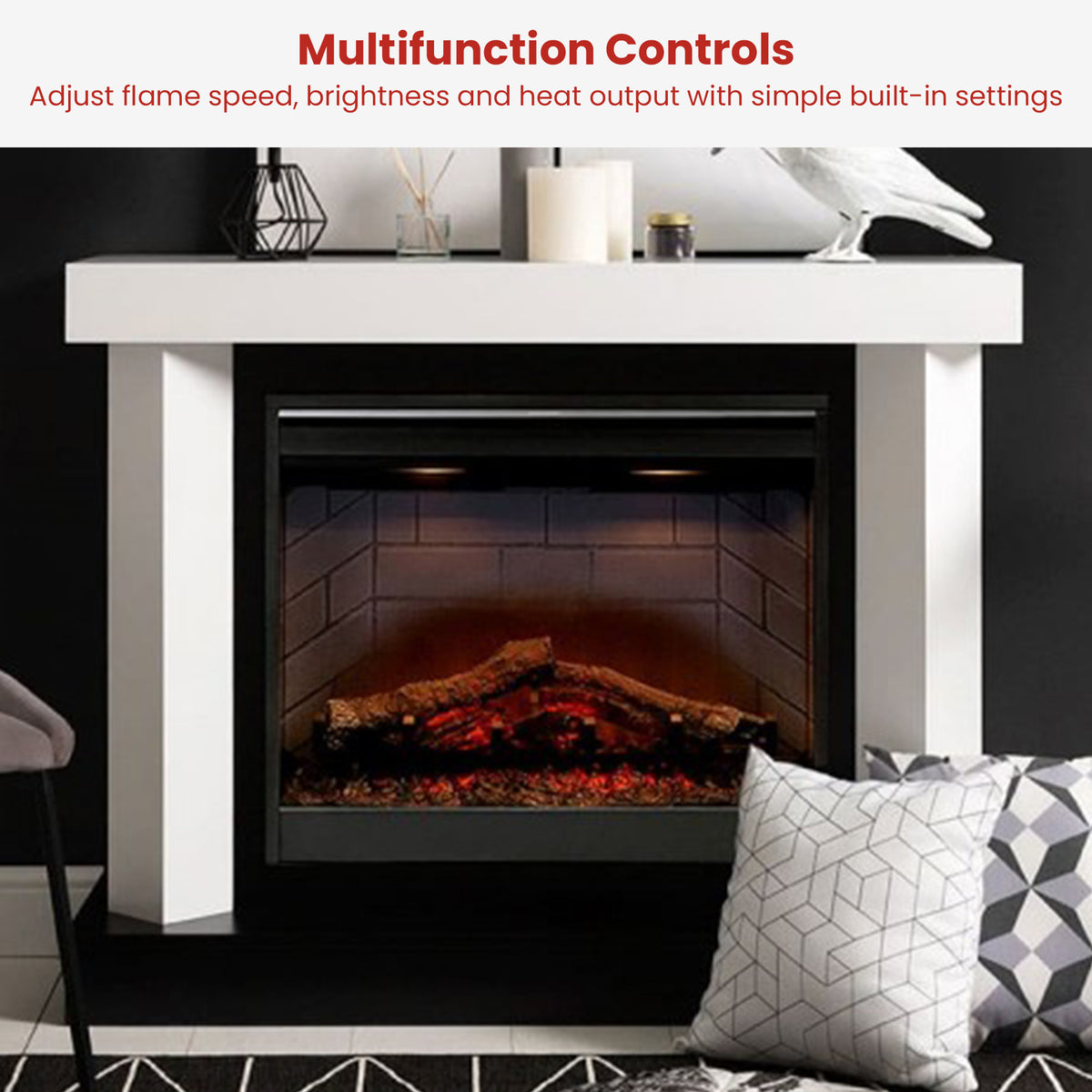 Dimplex Optiflame Electric Firebox Heater - 26-inches