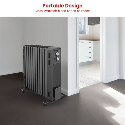 Dimplex Oil Free 2.4kW Column Heater w/ Thermostat in Black
