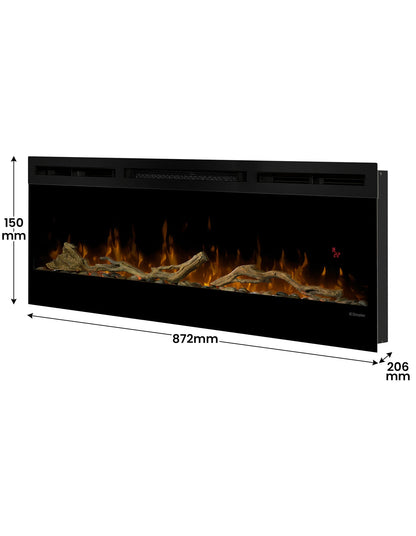 Dimplex 50-inch Linear Fireplace Driftwood and River Rock Accessory Package