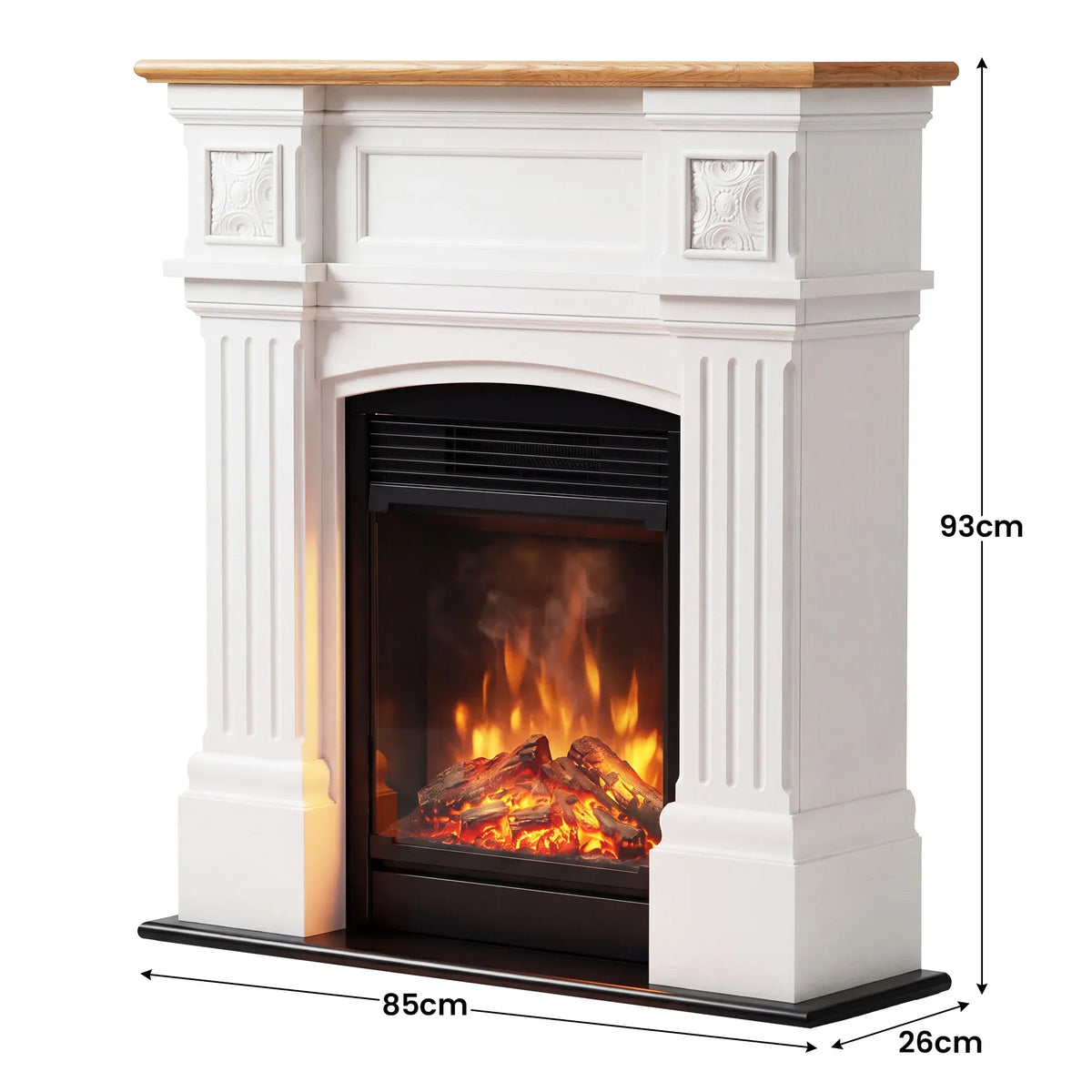 Dimplex 1.5kW Mini Windelsham Suite Electric Fireplace with LED Flame Effect