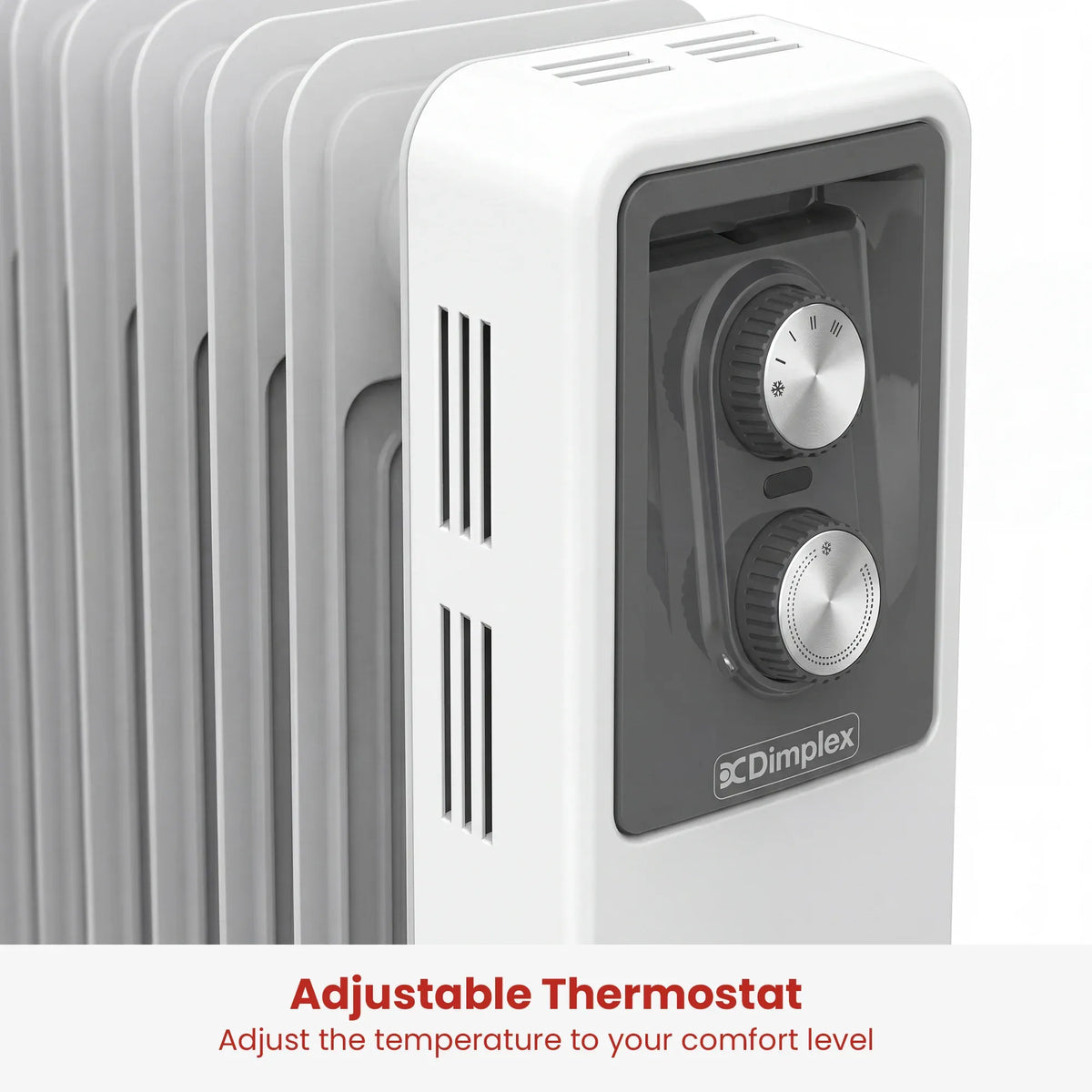 Dimplex 2.4kW Oil Column Heater with Turbo Fan 9 Fin Portable Radiator