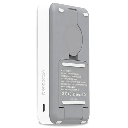 OneAdaptr OneGo Grey 5 in 1 MagSafe Charging Stand Power Bank