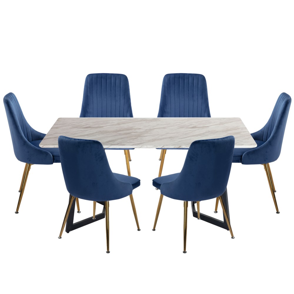 Marble Bliss Dining Set