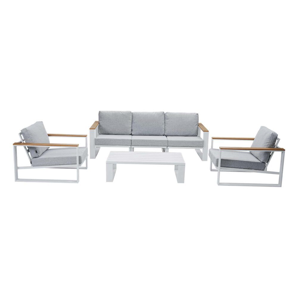 5 Seater Grandeur Lounge Suite – White
