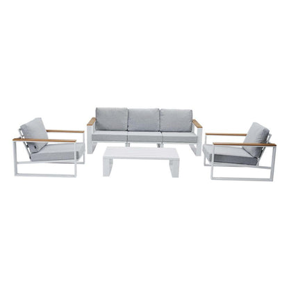 5 Seater Grandeur Lounge Suite – White