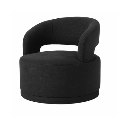 Interior Ave - Coco Milan Swivel Accent Chair - Black