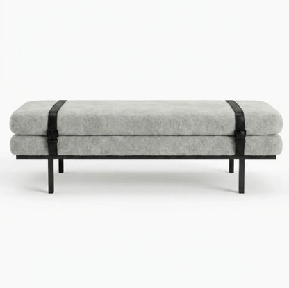 Interior Ave - Porter Bench - Light Grey