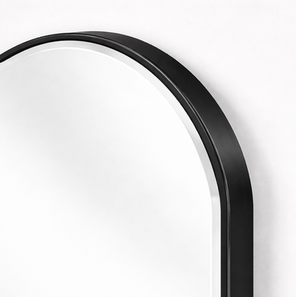 Interior Ave - Halo Arched Floor Length Mirror – Black | Signature Series