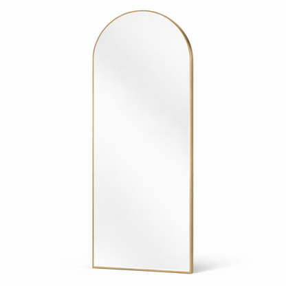 Interior Ave - Halo Arched Floor Length Mirror – Gold | Signature Series