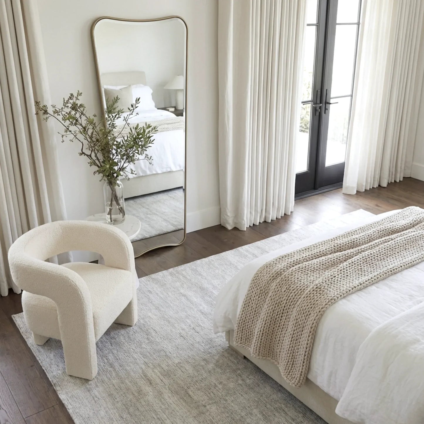 Interior Ave - Pierre Full Length Gold Frame Wall Mirror — Classic Statement