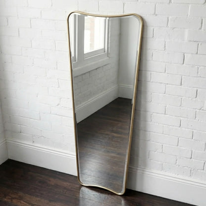 Interior Ave - Pierre Full Length Gold Frame Wall Mirror — Classic Statement