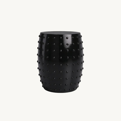 Interior Ave - Atelier Noir Studded Side Table - Black