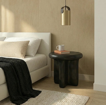 Interior Ave - Santorini Black Stone Side Table
