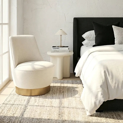 Interior Ave - Santorini Stone Side Table - Ivory