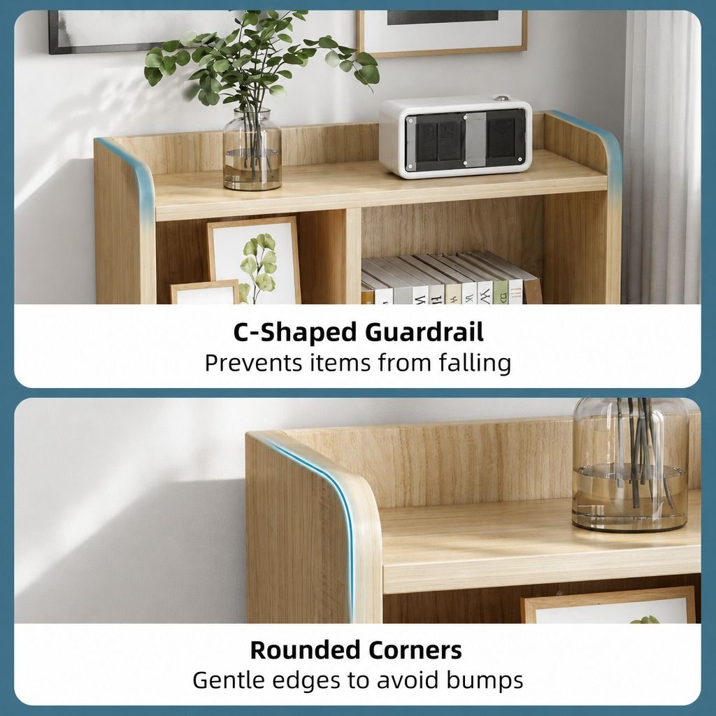 HYGGO Wooden Bedside Table Nightstand Drawer Storage Minimalist Multi-Functional