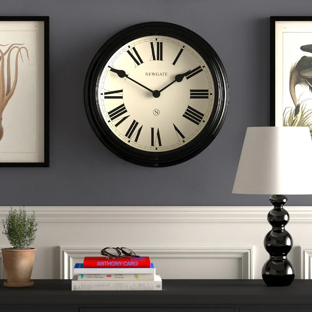 Newgate Notting Hill Wall Clock-Black