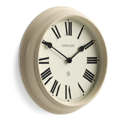 Newgate Notting Hill Wall Clock-Vanilla Cream