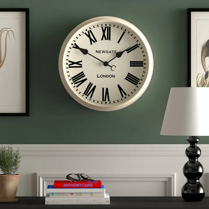 Newgate Spitalfields Wall Clock-Vanilla Cream