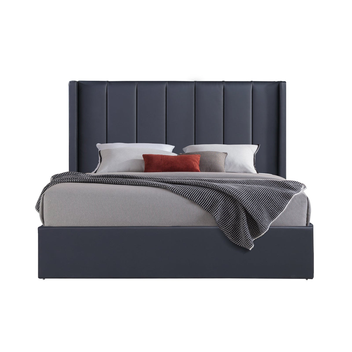 Prado 4pc Fabric Gas Lift Queen Bedroom Suite