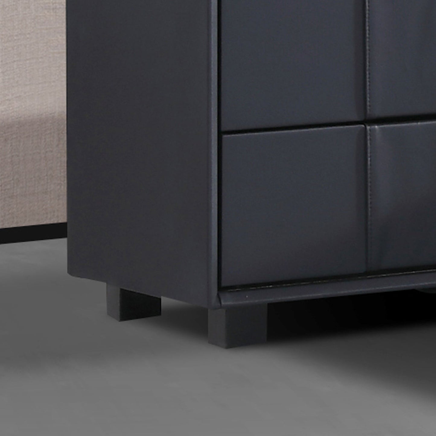 Prado 4pc Fabric Gas Lift Queen Bedroom Suite