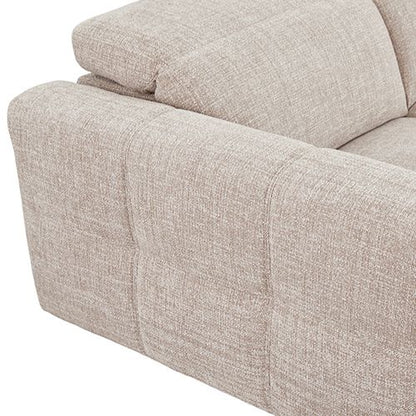 1 Seater Fabric Power Recliner with Power Headrest & Zero-Wall Design