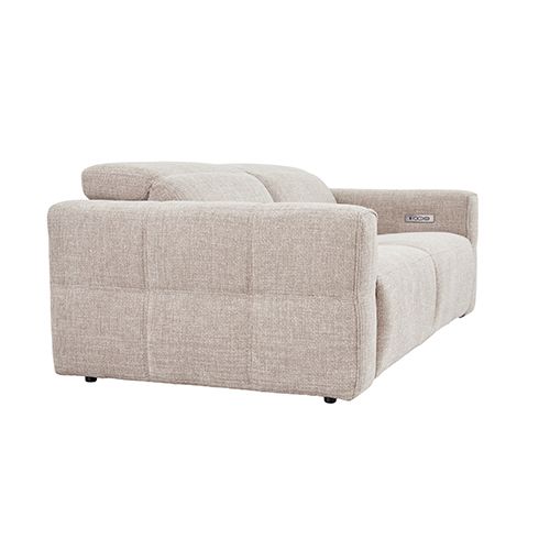 2 Seater Fabric Power Recliner with Power Headrest & Zero-Wall Design