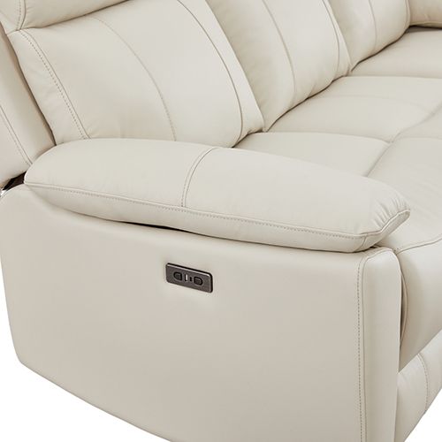 1 Seater Top Grain Leather Electric Recliner Sofa