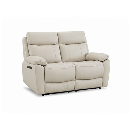 2 Seater Top Grain Leather Electric Recliner Sofa